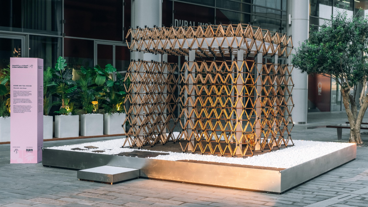 A space for humans and pigeons to share is among the highlights of Dubai Design Week